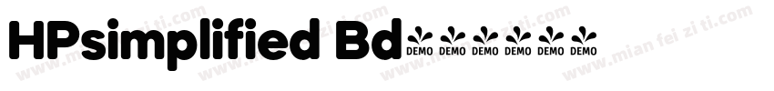 HPsimplified Bd字体转换